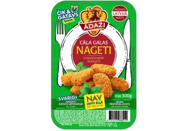 Cāļa gaļas nageti Zero Oil ĀDAŽI 300g