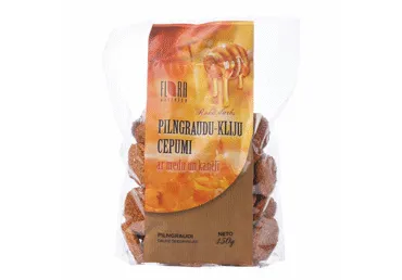 Cepumi pilngraudu FLORA ar medu un kanēli 450g