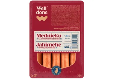 Cepamdesas Mednieku karsti kūpinātas WELL DONE 260g