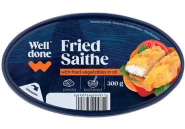 Ceptas saidas ar dārzeņiem WELL DONE 300g