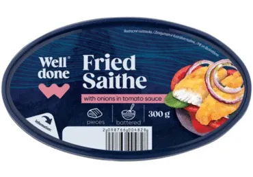 Ceptas saidas ar sīpoliem tomātu mērcē WELL DONE 300g