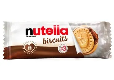 Cepumi ar riekstu šokolādes krēmu NUTELLA 41,4g