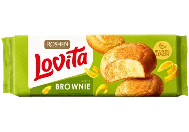 Cepumi Lovita Brownie Citronu ROSHEN 152g