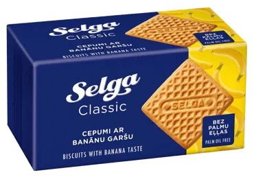 Cepumi SELGA ar banānu garšu 180g