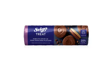 Cepumi SELGA Treat dub.ar šok.pild. 205g