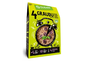 Četru graudu pārslas DOBELE 500g