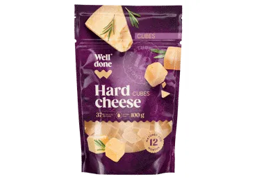Cietā siera kubiņi WELL DONE 100g