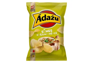 Čipsi ĀDAŽU ar sēnēm krējuma mērcē 130g