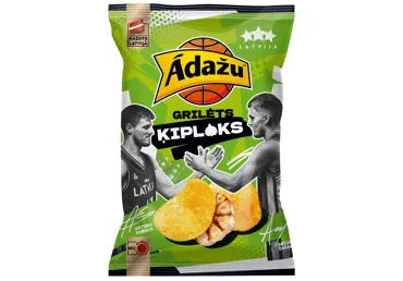 Čipsi ĀDAŽU grilēta ķiploka garšu 130g