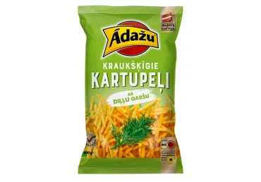 Čipsi ĀDAŽU kraukšķ.kartupeļi diļļu 100g