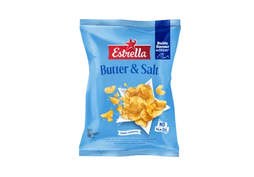 Čipsi ESTRELLA ar sviestu un sāli 170g