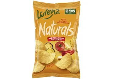 Čipsi NATURALS ar Vidusjūras dārzeņu garšu 100g
