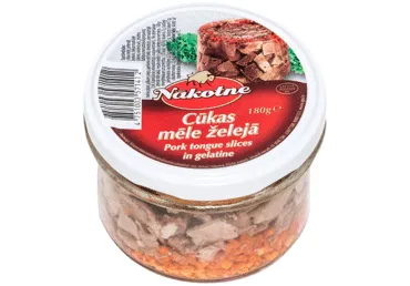 Cūkgaļas mēle želejā NĀKOTNE 180g