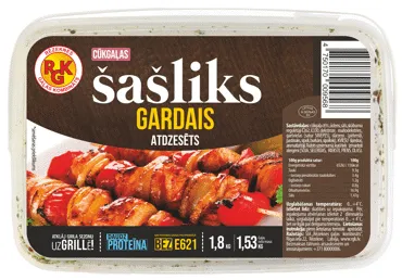 Cūkgaļas šašliks Gardais RGK 1,8kg