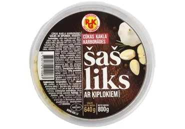 Cūkgaļas kakla karbonādes šašliks ar ķiplokiem RGK 800g