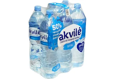 Dab. min. ūdens AKVILE negāzēts 6x1,5L D