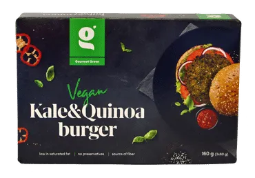 Dārzeņu burgers GOURMET GREEN 160g