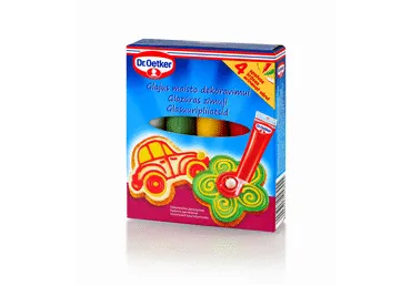 Dekoratīvie glazuras zīmuļi DR.OETKER 76g