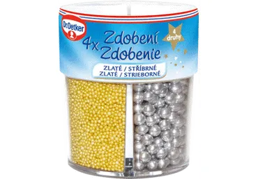 Dekori zelta un sudraba DR.OETKER 81g