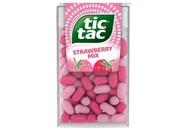 Dražejas zemeņu TIC TAC 54g