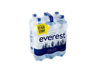 Dzeramais ūdens EVEREST gāzēts 6x1,5L D