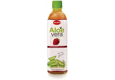 Dzēriens ALEO Aloe Vera zemeņu garša 0,5L D