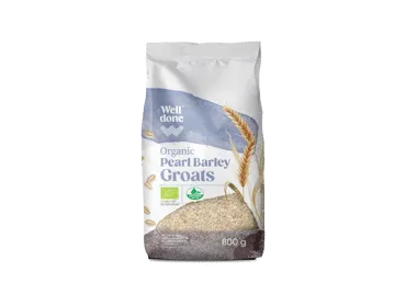 Ekoloģiskās pērļu grūbas WELL DONE 800g