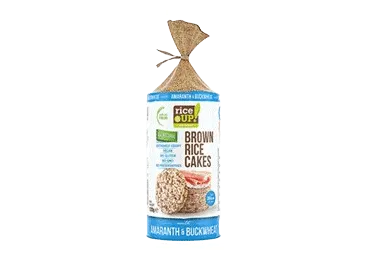 Galetes Rice Up brūno rīsu ar griķiem 120g
