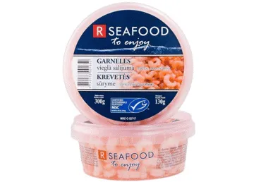 Garneles vieglā sālījumā RSEAFOOD 300g