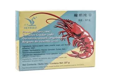 Garneļu čipsi SKYBIRD necepti 227g 