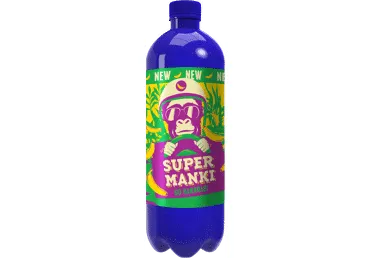 Gāzēts dzēriens SUPER MANKI Banana 0,5L D