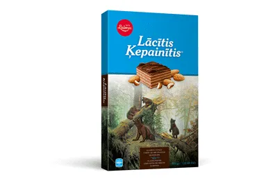 Glazēta vafeļu torte LĀCĪTIS ĶEPAINĪTIS 350g