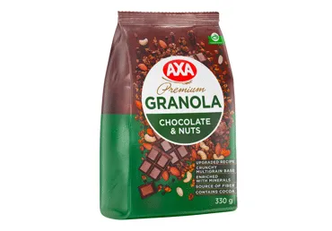 Granola ar šokolādi un riekst. AXA 330g