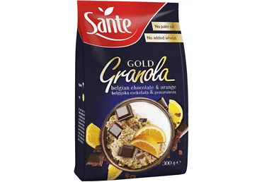 Granola SANTE GOLD ar šok./apels. 300g