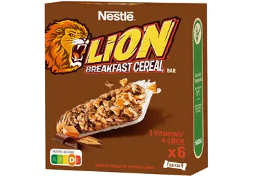 Graudu batoniņš NESTLE Lion 6x25g