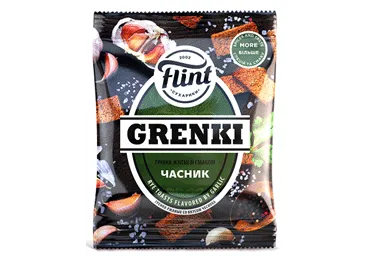 Grauzdiņi FLINT ar ķiploku garšu 80g