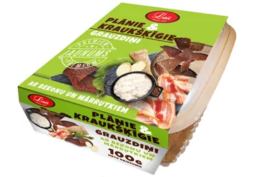 Grauzdiņi plānie ar bekonu Lāči 100g
