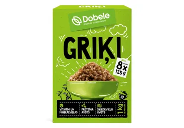 Griķi DOBELE 8x125g
