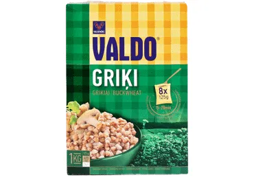 Griķi VALDO kārba 8x125g