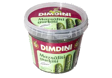 Gurķi mazsālīti  DIMDIŅI 900g