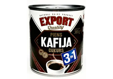 Iebiezinātais piens ar cukuru un kafiju EXPORT 385g