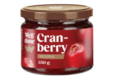 Ievārījums dzērveņu WELL DONE 350g
