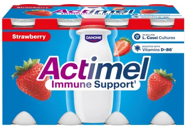 Jogurta dzēriens ACTIMEL zemeņu 8x100g