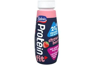 Jogurta dzēriens ProteinFit BALTAIS zemeņu 250g