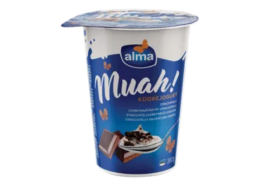 Jogurts saldkrējuma ALMA STRACCIATELLA 380g