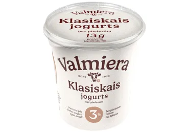 Jogurts VALMIERA bez laktozes 3% 350g