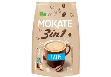 Kafijas dzēriens MOKATE 3in1 Latte 10x15g
