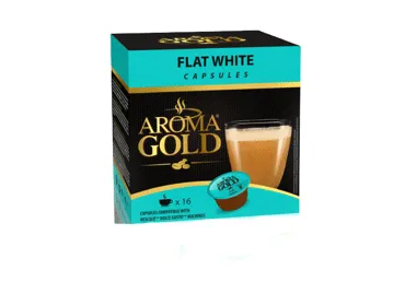 Kafijas kapsulas AROMA GOLD Flat white 187,2g