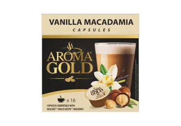 Kafijas kapsulas AROMA GOLD Vanilla Macadamia 16x16g