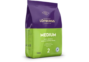 Kafijas pupiņas LÖFBERGS MEDIUM ROAST RA 1kg